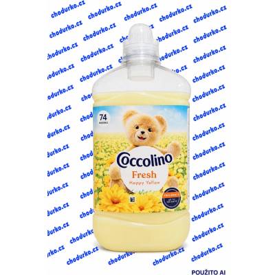 Coccolino Fresh & Soft Happy Yellow aviváž 74 PD