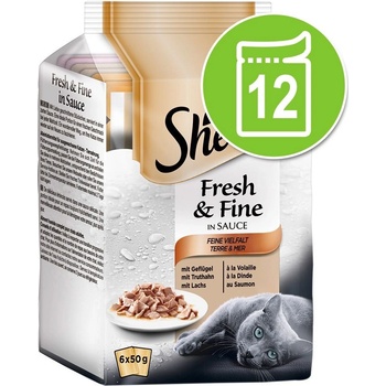 Sheba Fresh & Fine jemná pestrost 12 x 50 g