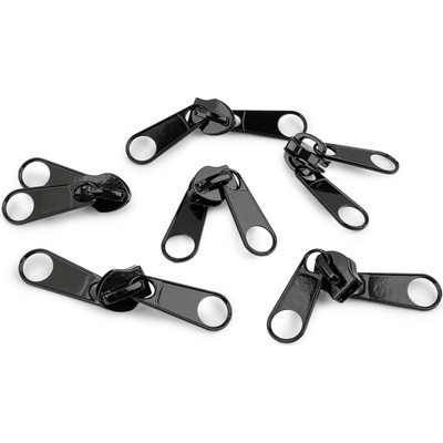 Prima-obchod Jezdec ke spirálovým zipům oboustranný No 10, barva 4 černá lesk