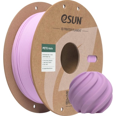 eSUN PETG-Matte Lilac - 1, 75 mm / 1000 g (PETG-MT175O-ZA1P1)