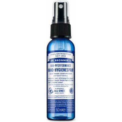 Dr. Bronner's Sprej na hygienu rúk Peppermint 60 ml
