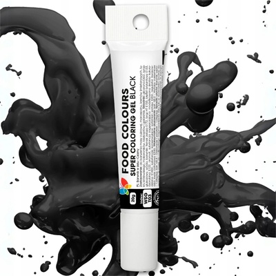 Food Colours Gelová barva tuba Černá 20 g – Hledejceny.cz