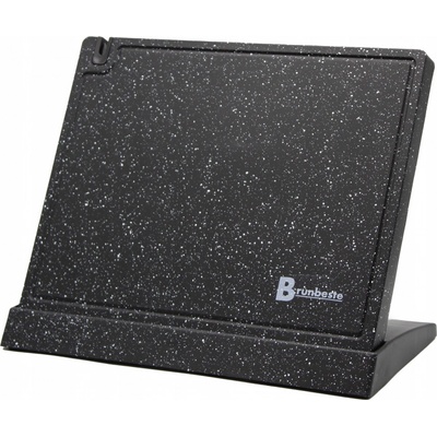 MAGNETICKÝ STOJAN NA NOŽE S BROUSKEM, KRÁSNÝ, PEVNÝ, ČERNÝ MATNÝ VZHLED MRAMORU – Zboží Mobilmania