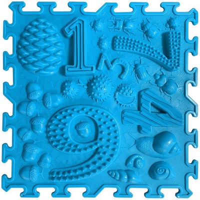 OrtoNature Masážna ortopedická podložka Matematika 9 mäkká Svetlo modrá