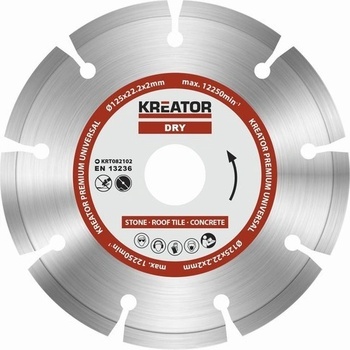 Kreator Diamantový kotouč segmentový 125 mm KRT082102