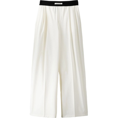 Bershka Панталон с набор бяло, размер L