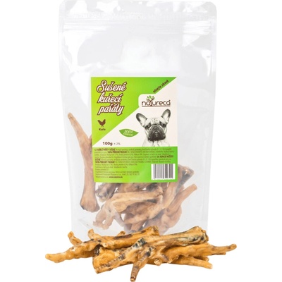 NATURECA pochoutka Kuřecí pařáty sušené 100 g