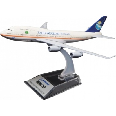 AEROTEAM Boeing 747 Saudi Arabian kovový zberateľský model 1:400