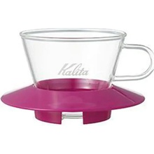 Kalita Wave 155 dripper skleněný růžový