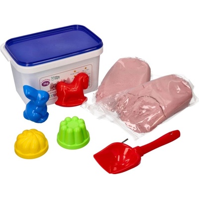 Adam Toys kinetický piesok púdrovy 2 kg + Mix Formičiek