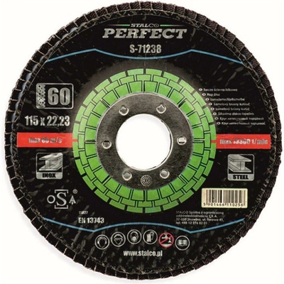 Listový kotouč Stalco Perfect S-71250 125mm gr.60