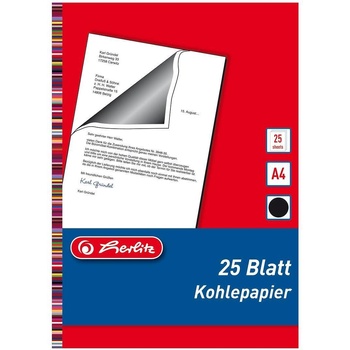 Herlitz Индиго машинописно, черно А4 25 листа Herlitz 10303725