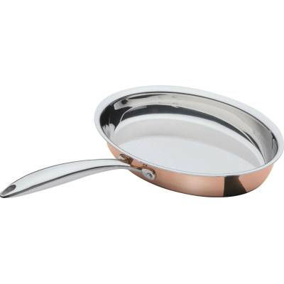 Oválná pánev CULINOX, měď, 30 cm - SPRING SOLINGEN (Pánev na ryby CULINOX, oválná, měď, 30 cm - SPRING SOLINGEN)