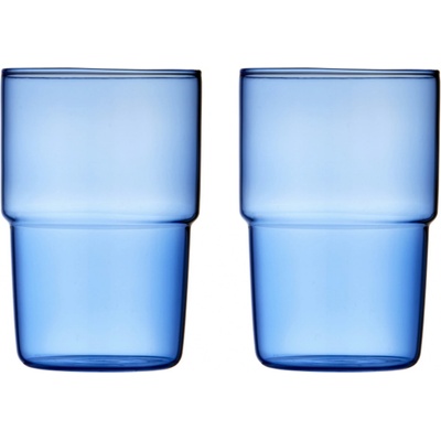 Lyngby Glas Torino sklenice Modré 2 x 400 ml