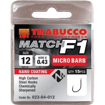 Trabucco F1 Match Micro Barb vel.14 15 ks