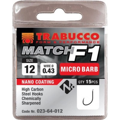 Trabucco F1 Match Micro Barb vel.14 15 ks