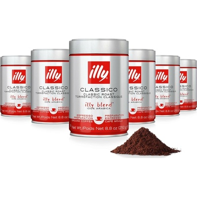 Illy Espresso mletá 6 x 250 g