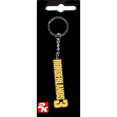 Prívesok na kľúče Borderlands 3 Metal Keychain Logo 4 cm