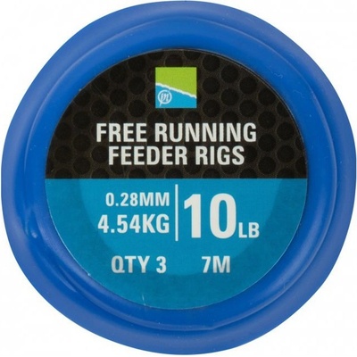 PRESTON INNOVATIONS Preston Hotová Montáž Free Running Feeder Rigs 3 ks