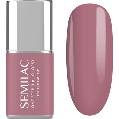 Semilac Uv gel lak na nehty One Step 3in1 Glossy Earth pink S201 7 ml