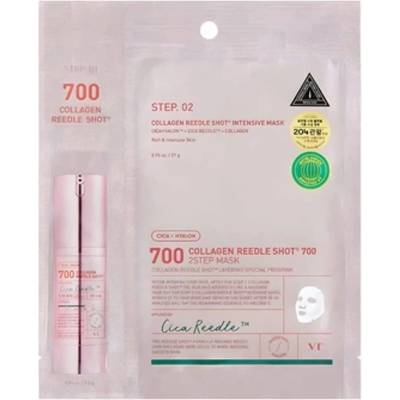 VT Cosmetics Collagen Reedle Shot 700 2Step Mask - Колагенова Маска за Лице със Спикули 1.5+25g