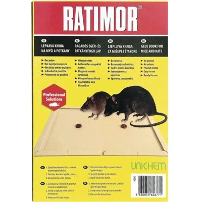Doska RATIMOR® na myši a potkany, lepová