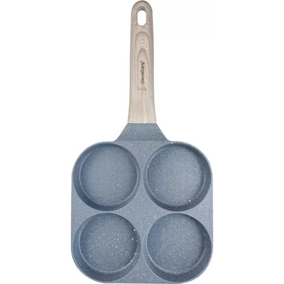 Klausberg Тиган с 4 отделения Klausberg KB 7822, 18.5 см, Мраморно покритие, Индукция, Сив (KB 7822)