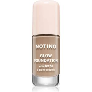 Notino Glow Foundation With SPF 50 & Plant Extracts озаряващ фон дьо тен SPF 50 01 Light Medium Cool 30ml
