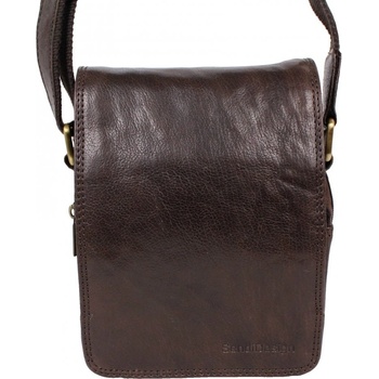 Sendi Design pánská kožená taška přes rameno PAULO hnědá