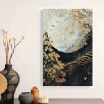 TopMebel " Golden Moon" картина на платно TopMebel с дигитален печат 70x100x3cm