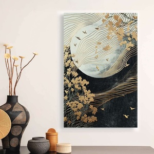 TopMebel " Golden Moon" картина на платно TopMebel с дигитален печат 70x100x3cm