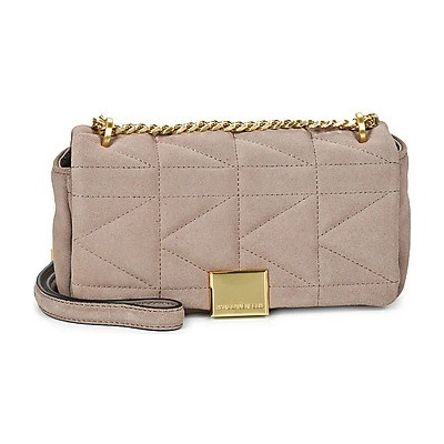 Karl Lagerfeld kabelky s dlouhým popruhem K/KUILT SP SM crossbody NUBUCK béžová – Hledejceny.cz