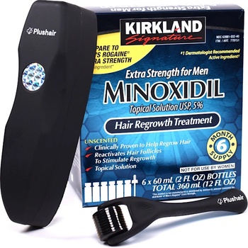 Kirkland Minoxidil 5% 6 mesačná kúra proti vypadávaniu vlasov 6 x 60 ml