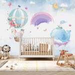 Art Gift Decor Детски фототапет - Под лилавата дъга