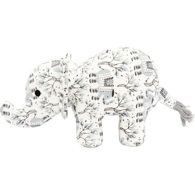 Hiphop slon látková robustní proy bílá s potiskem 23 cm