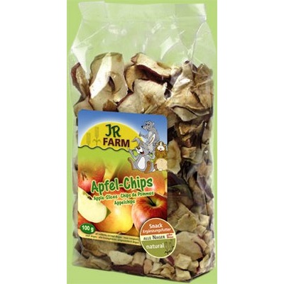 JR FARM - Специалитет, лакомство - Натурални, изсушени ябълкови резенчета за гризачи - 80гр