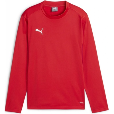 Puma teamGOAL Training Sweat Jr červená