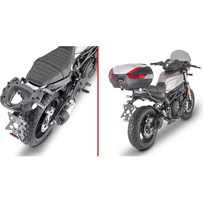 GIVI 8713FZ montážní sada horního kufru pro Benelli Leoncino 800 (22-25), bez plotny