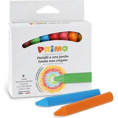 Primo Jumbo voskovky 8 ks