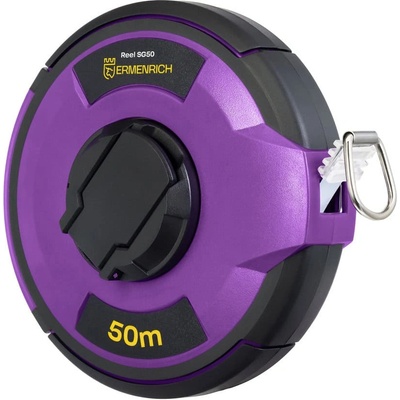 Levenhuk Ролетка Ermenrich Reel SG50, 50m, едностранна, гумирано тяло (Reel SG50)
