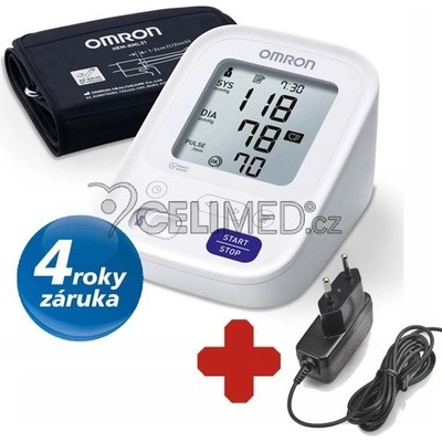 Tonometr OMRON M3 AC se síťovým zdrojem (SET)