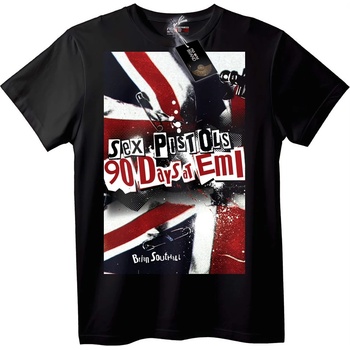NOONEBRAND Тениска Sex Pistols 90 Дни в EMI - XS, White