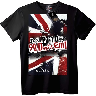 NOONEBRAND Тениска Sex Pistols 90 Дни в EMI - XS, White