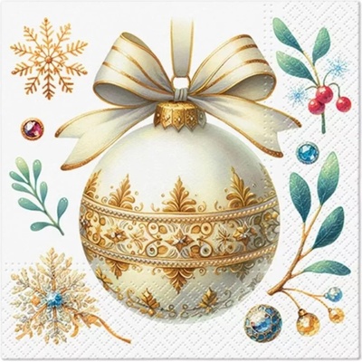 Paw Ubrousek 33x33cm Vánoční ozdoba – Zboží Dáma