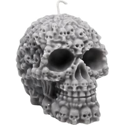 Svíčkománie3D Lebka z lebek 185 g Šedá