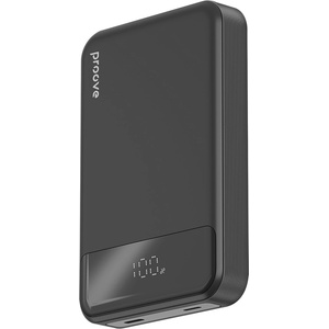 Proove Външна батерия Proove Hoodman (PBH120010001) - Магнитна, Qi, 20W, 10000mAh - Черна