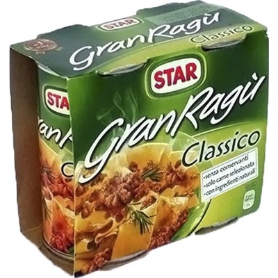 Sugo Star italské masové ragů na těstoviny Gran Ragu Classico 2 x 180 g – Zbozi.Blesk.cz