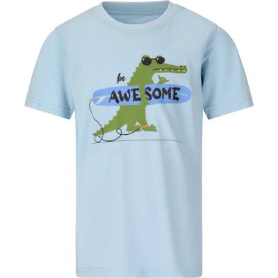 ZIG ZAG Детска тениска ZIG ZAG Kid's Tommi S/S T-Shirt - Cerulean - размер 116 (EU) (704-5901-0215)