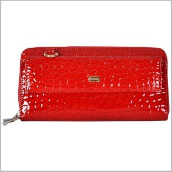 Dámska kožená peňaženka 3020 červená