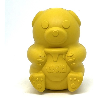SodaPup Medvěd na pamlsky a žvýkání Original Žlutý Large